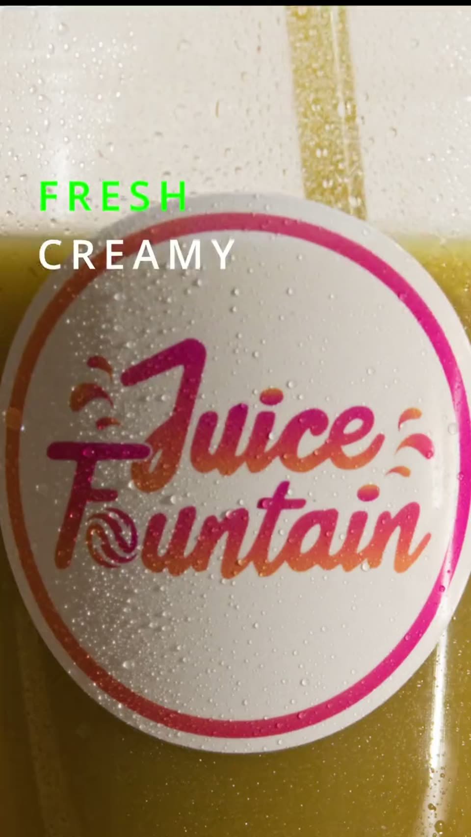 Juice Fountain Smoothies vertical spot