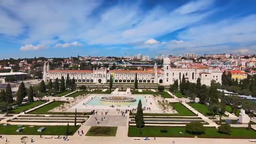 Aerial of Lisbon